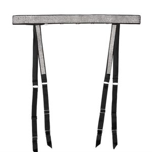 VS rhinestone black garter belt XS/S and M/L